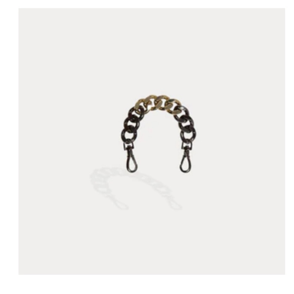 Bandolier - Lola Pewter Bandolet Strap - Black & Gold